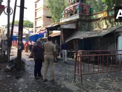 तमिलनाडु सिलिंडर ब्लास्ट में 5 लोगों को किया गया गिरफ्तार, हाई अलर्ट पर पुलिस