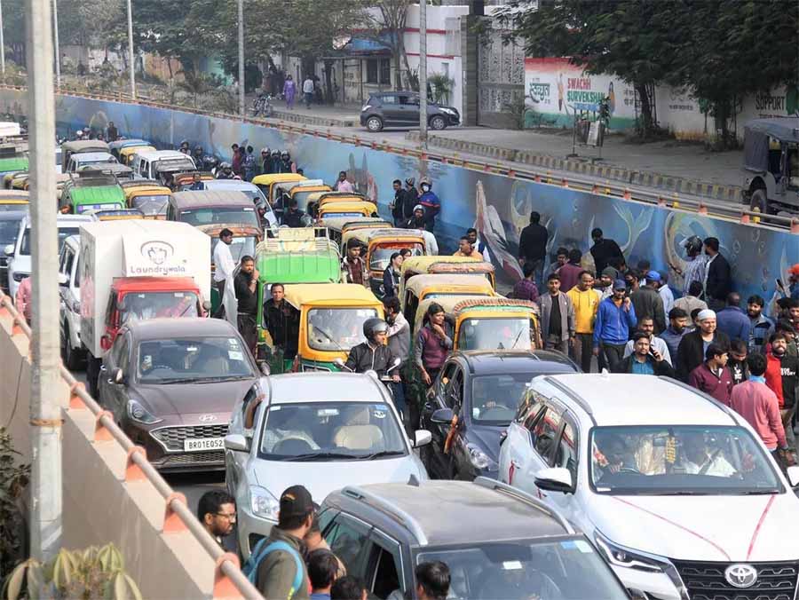 खाजपुरा शिव मंदिर में कार्यक्रम को लेकर नेहरू पथ, जगदेव पथ मोड़ समेत इन रास्तों पर नहीं चलेंगे वाहन