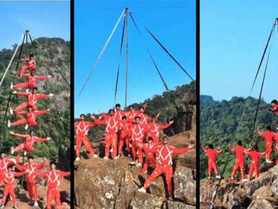 3000 फीट की ऊंचाई पर अबूझमाड़ मलखंभ के होनहारों ने ढोलकल गणेश प्रतिमा के समक्ष किया हैरतअंगेज प्रदर्शन, डिप्टी सीएम ने की सराहना