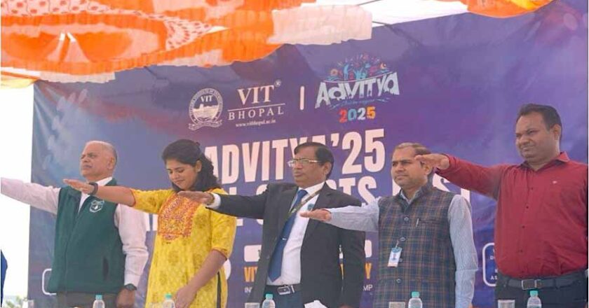 वीआईटी भोपाल विश्वविद्यालय में खेल सप्ताह का भव्य आगाज