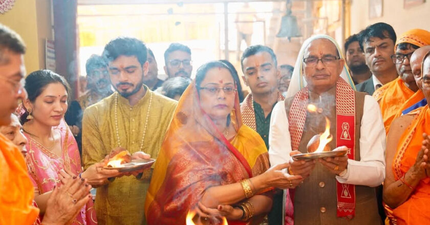 पूर्व मुख्यमंत्री शिवराज सिंह चौहान के बेटों की शादी की रस्में रायसेन के जैत में शुरू हुई