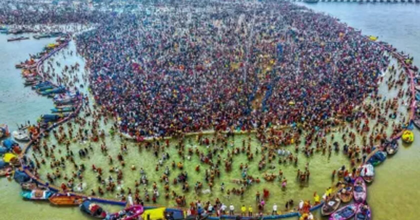 गंगा तीन अलग-अलग धाराओं में बह रही थीं, 16000 मजदूरों ने 80 दिन में तैयार किया संगम नोज