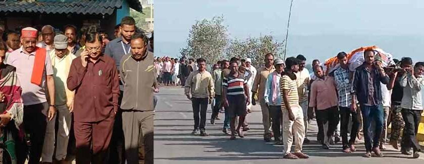 प्रयागराज सड़क हादसे में हुई थी मौत, एक साथ उठी 10 लोगों की अर्थी, श्रम मंत्री  देंगे एक-एक लाख सहायता राशि