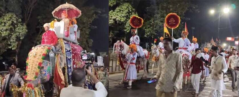 बस्तर राजघराने की शाही शादी का जश्न शुरू, 107 साल बाद बस्तर राजमहल से निकली बारात