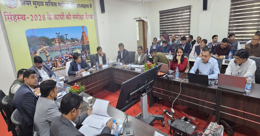 सिंहस्थ मेला क्षेत्र में स्थाई प्रकृति के निर्माण कार्यों की साधु-संतों से चर्चा कर कार्य योजना बनाएं : एसीएस डॉ.राजौरा