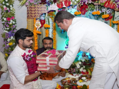 पूर्व सीएम शिवराज सिंह के घर शुरू हुई शादी की रस्में, लगुन पढ़ने की तस्वीरें आई सामने