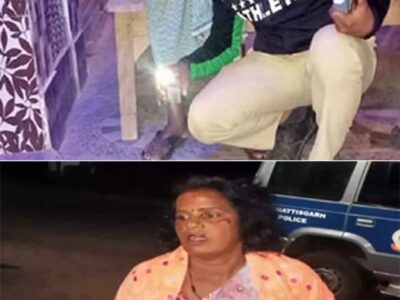 छत्तीसगढ़-जांजगीर चांपा में भाभी ने मारी कुल्हाड़ी, बर्थडे पार्टी में देवर के गला दबाने पर किया बचाव