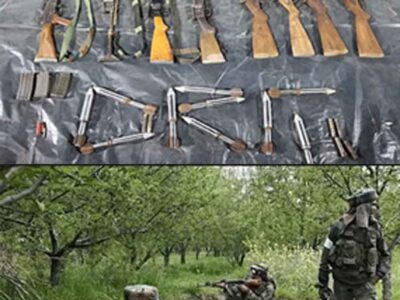 छत्तीसगढ़-बीजापुर में मुठभेड़ में मारे गए नक्सलियों के शव और हथियार बरामद, डीआरजी के दो जवान भी घायल.