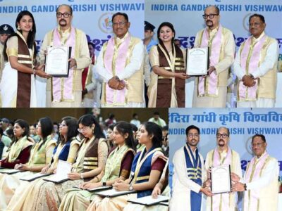 छत्तीसगढ़-रायपुर के कृषि विश्वविद्यालय का 10वां दीक्षांत समारोह, 4 हजार विद्यार्थियों को डिग्री और 16 को मिले गोल्ड मैडल
