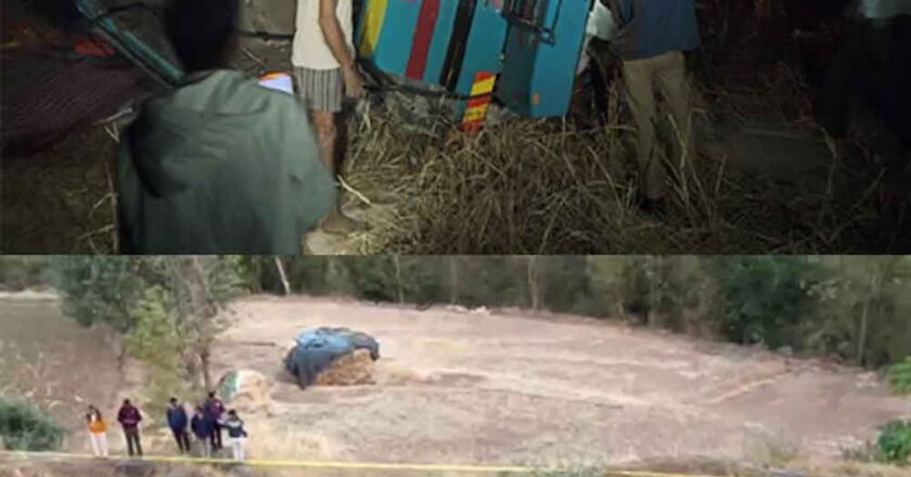 गुजरात में बस खाई में गिरी, मध्य प्रदेश के पांच तीर्थयात्रियों की मौत