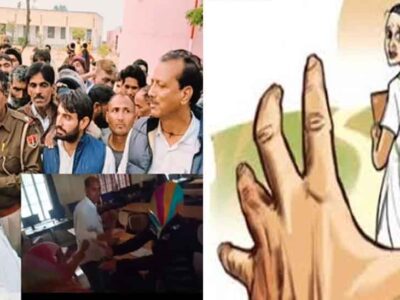 राजस्थान-झुंझुनू में स्कूल के दो अध्यापकों ने की छात्राओं से छेड़छाड़, लोगों ने ईंट से धुना, स्टाफ ने बचाया