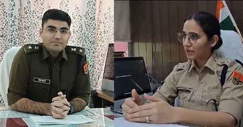 राजस्थान-दौसा में पत्नी के तबादले के बाद एसपी पति ने संभाली कमान, 24 आईपीएस अधिकारियों का ट्रांसफर