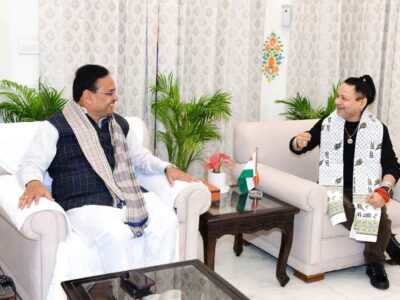 राजस्थान-मुख्यमंत्री भजनलाल शर्मा से मिले सुप्रसिद्ध गायक कैलाश खेर, मुख्यमंत्री निवास पर की शिष्टाचार भेंट