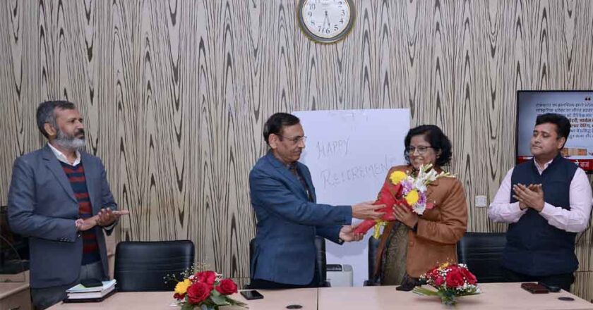 राजस्थान-सूचना एवं जनसंपर्क की अतिरिक्त निदेशक अलका सक्सेना सेवानिवृत्त, आयुक्त ने बताया अभूतपूर्व योगदान