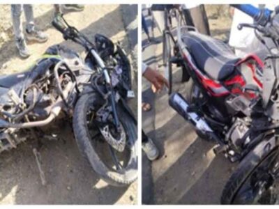 मध्य प्रदेश में सड़क हादसे थमने का नाम नहीं ले रहा, दो बाइक की आमने-सामने भिड़ंत, हादसे में दो की मौत