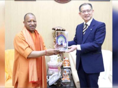 जापान के यामानासी प्रांत के उप राज्यपाल को-ओसादा ने सीएम योगी से शिष्टाचार भेंट की