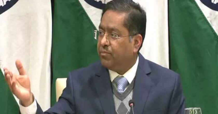 हमें अमेरिकी प्रशासन द्वारा कुछ यूएस गतिविधियों और फंडिंग के बारे में जानकारी दी गई, बेहद परेशान करने वाली: विदेश मंत्रालय