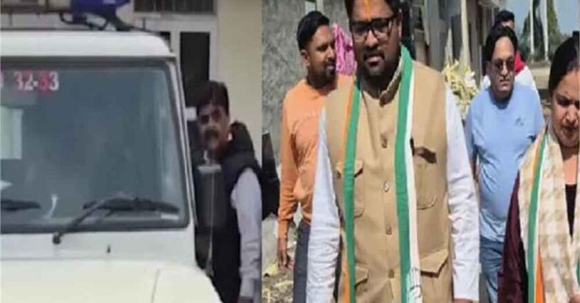 करनाल नगर निगम में कांग्रेस की महिला उम्मीदवार के पति विकास कंबोज को पुलिस ने किया गिरफ्तार