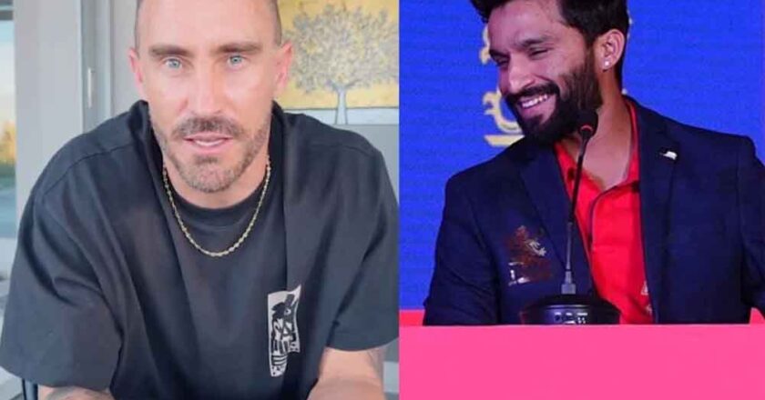 आरसीबी की कप्तानी रजत पाटीदार करने वाले हैं, डुप्लेसिस ने कहा कि आप छक्के मारते रहना