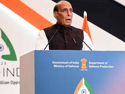राजनाथ सिंह ने कहा- आज हम ब्रह्मोस और आकाश मिसाइल प्रणाली सब कुछ निर्यात कर रहे है