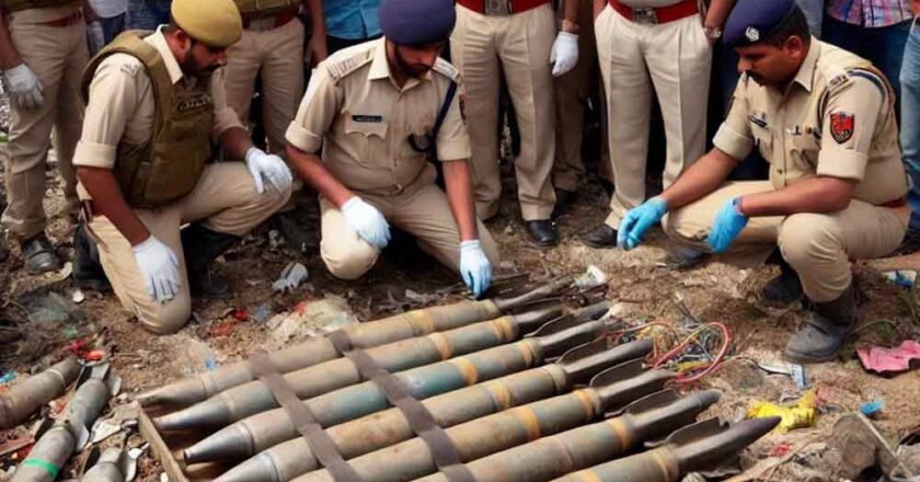 पंजाब के पटियाला जिले में कूड़े के ढेर से सात रॉकेट शेल किए बरामद