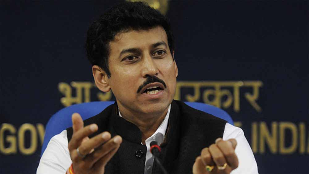 राज्य में खेलों के साथ खिलवाड़ बर्दाश्त नहीं होगा: खेल मंत्री राज्यवर्धन