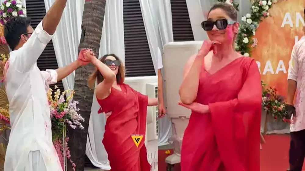 होली पर बिना रुके अंकिता लोखंडे और विक्की जैन ने किया डांस