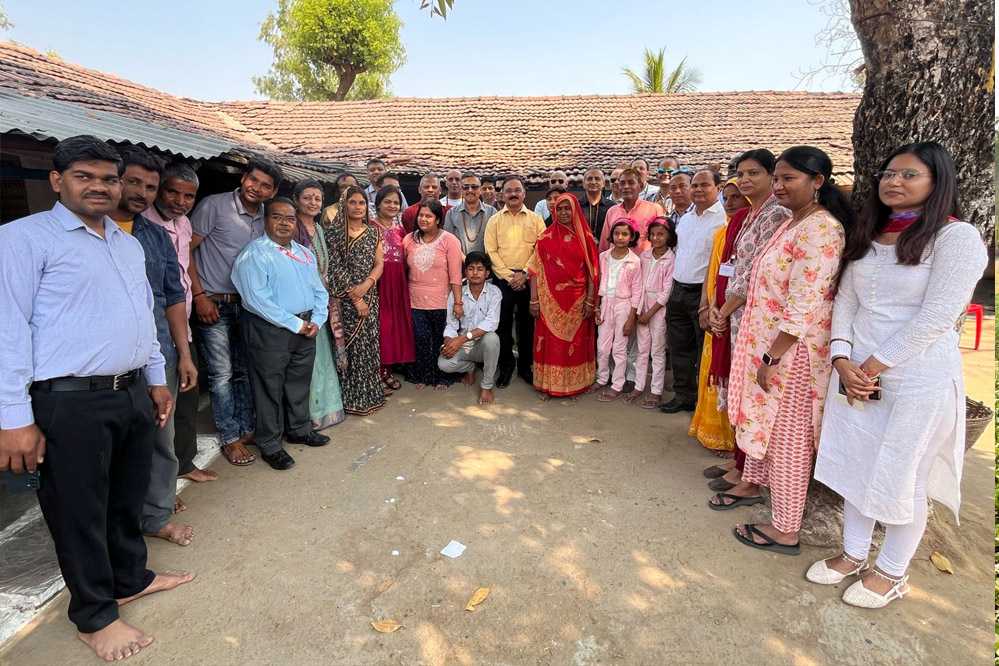 रंग पंचमी पर नेशनल डिफेंस कॉलेज, नई दिल्ली का अध्ययन दल का खारी के होम स्टे का भ्रमण