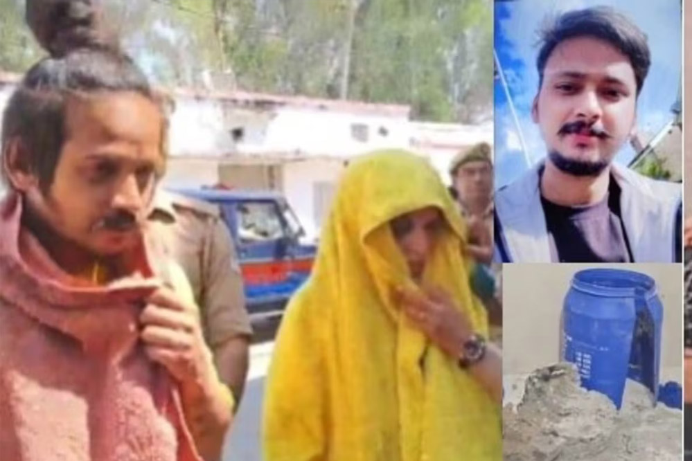 पति सौरभ का कत्ल कर मुस्कान अपने प्रेमी साहिल के साथ हिमाचल, मनाली और शिमला में अय्याशी करने के लिए चली गई