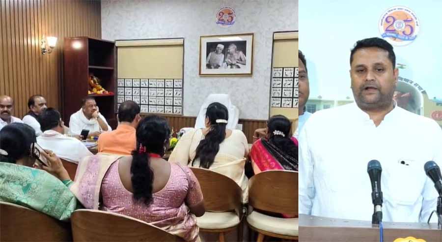 विधानसभा से निलंबन के बाद कांग्रेस विधायक दल की आपात बैठक, पूर्व मंत्री उमेश पटेल का बड़ा बयान, कहा- बीजेपी कर रही लोकतंत्र की हत्या