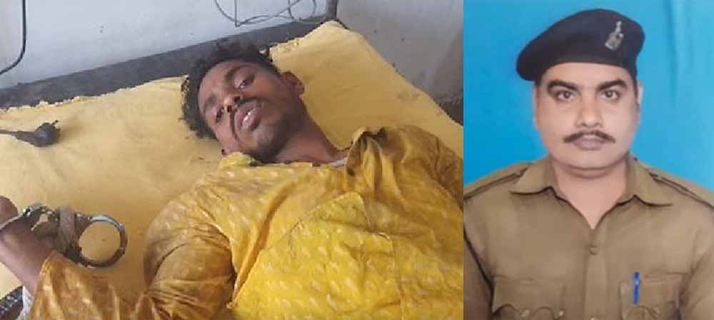 ASI संतोष कुमार हत्याकांड के आरोपी को पुलिस ने मारी गोली