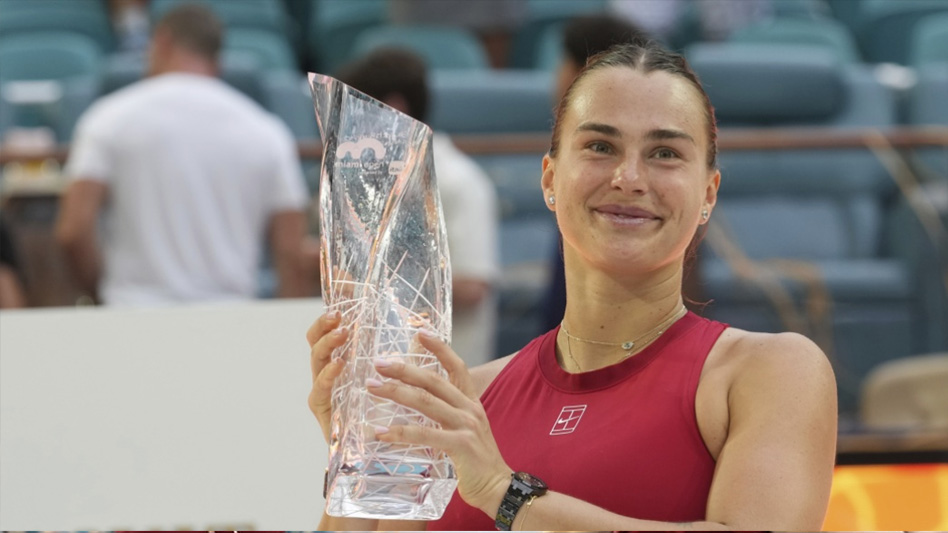 फाइनल में जेसिका पेगुला को हराकर सबालेंका ने जीता 19वां टूर खिताब
