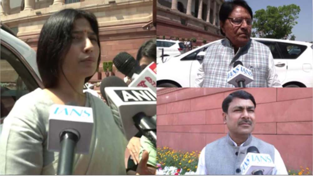 संसद के बजट सत्र के दूसरे चरण की कार्यवाही के दौरान सांसदों ने अलग-अलग मुद्दों को उठाया