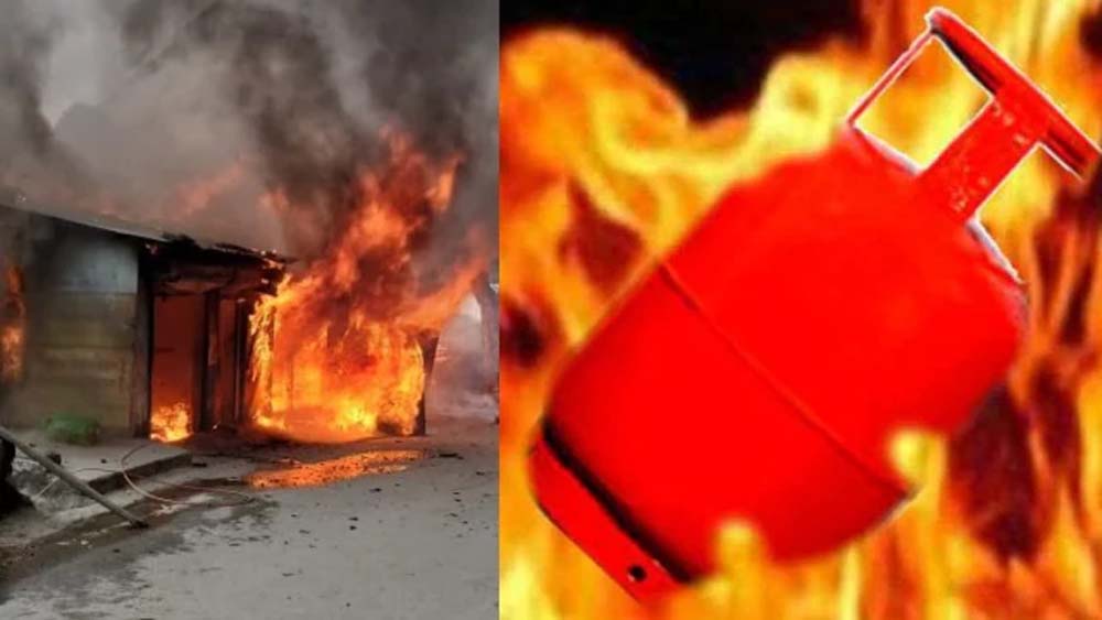 फरीदाबाद के थाना सारन इलाके में बड़ा हादसा,  LPG सिलेंडर में लगी आग, परिवार के 3 लोग झुलसे