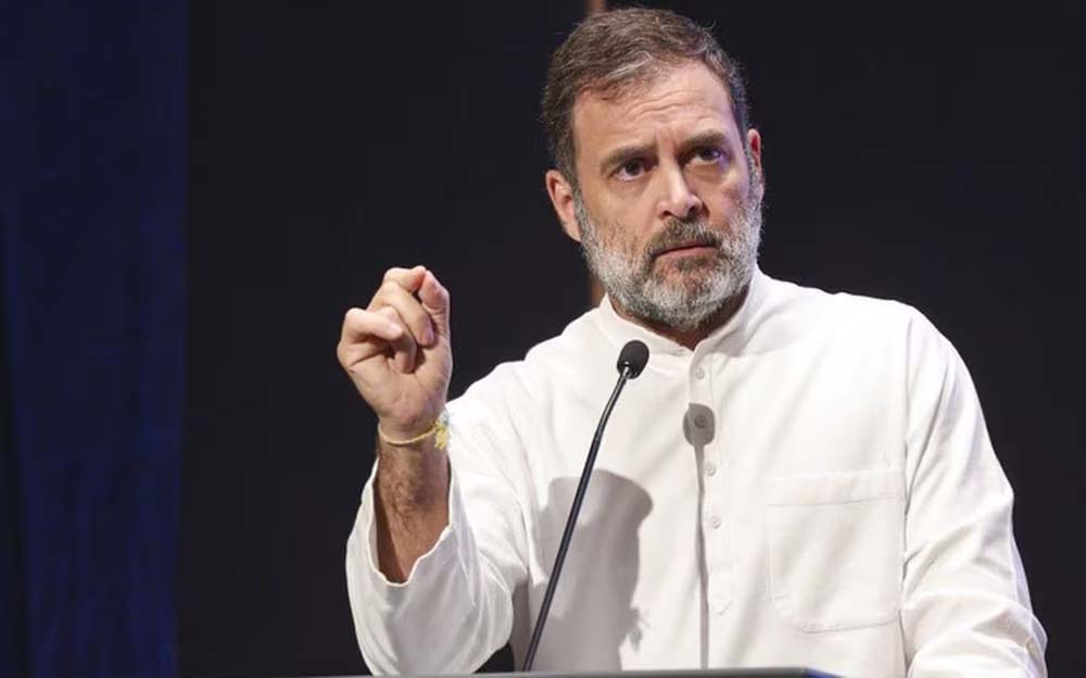 राहुल गांधी सात अप्रैल को संविधान की सुरक्षा विषय पर आयोजित होने वाली एक संगोष्ठी में भाग लेने के लिए बिहार आएंगे