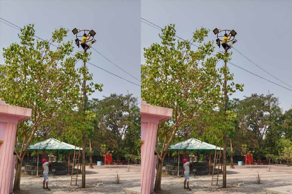 सुशासन तिहार : बंद पड़े स्ट्रीट लाइटों में सुधार से जगमग हुए सड़क