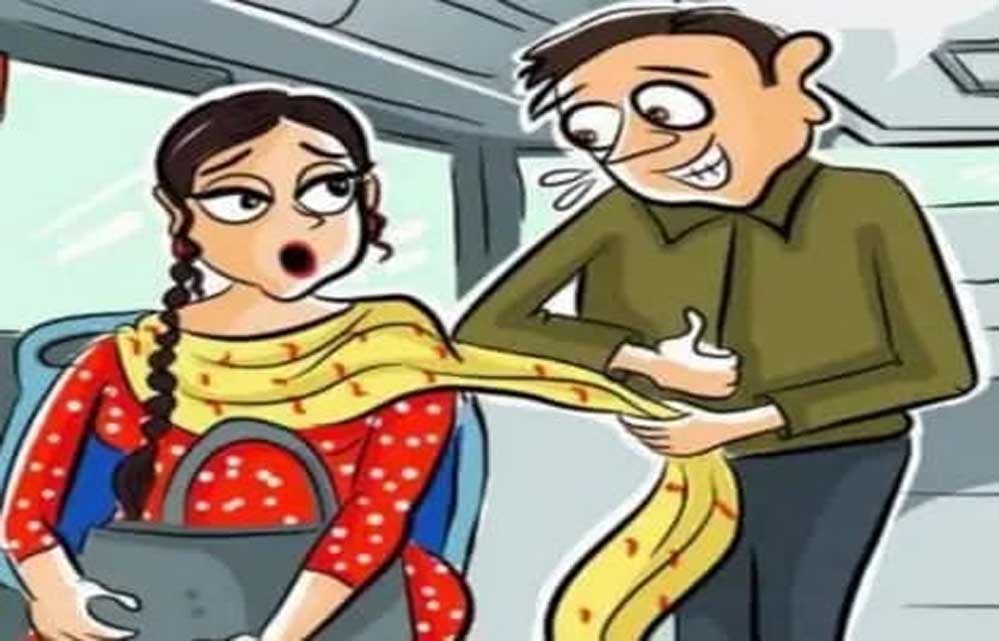 रीवा से वैढ़न आ रही युवती के साथ बस स्टॉफ ने की छेड़छाड़