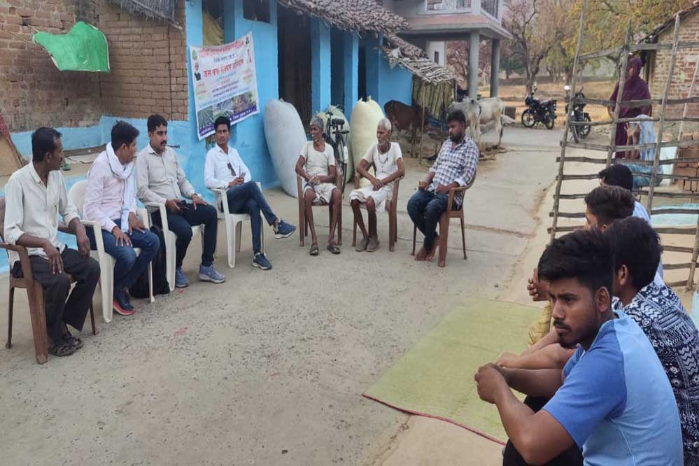 उद्यानिकी विभाग की पानी चौपाल बनी मुख्य आकर्षण