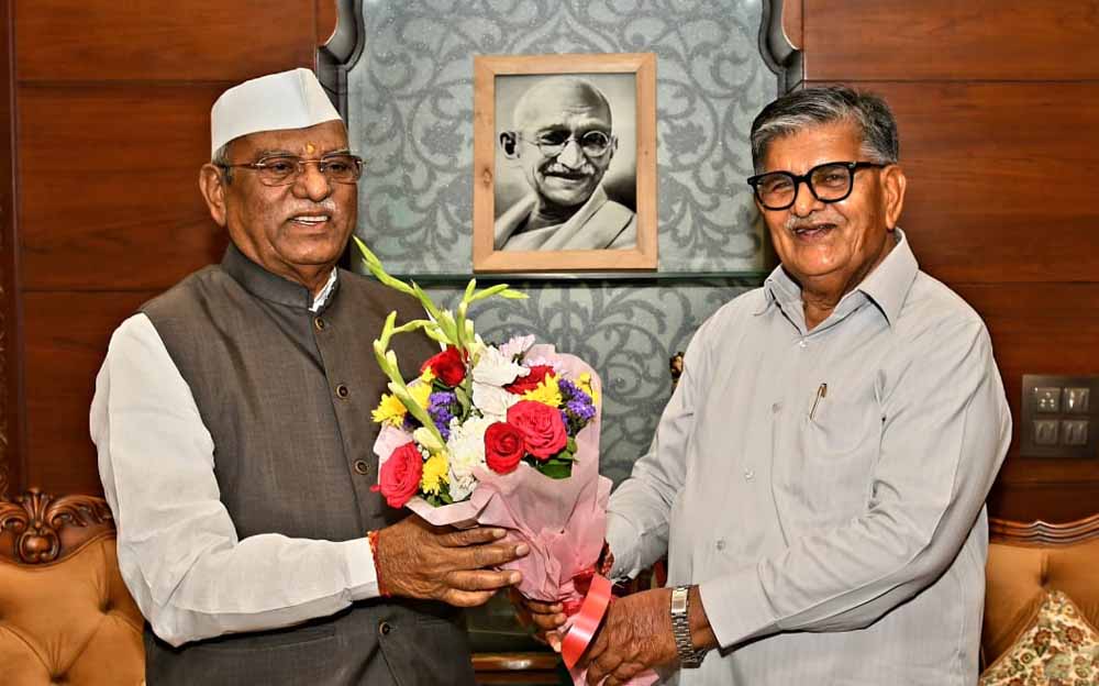 राज्यपाल बागडे की पंजाब के राज्यपाल कटारिया से मुलाकात