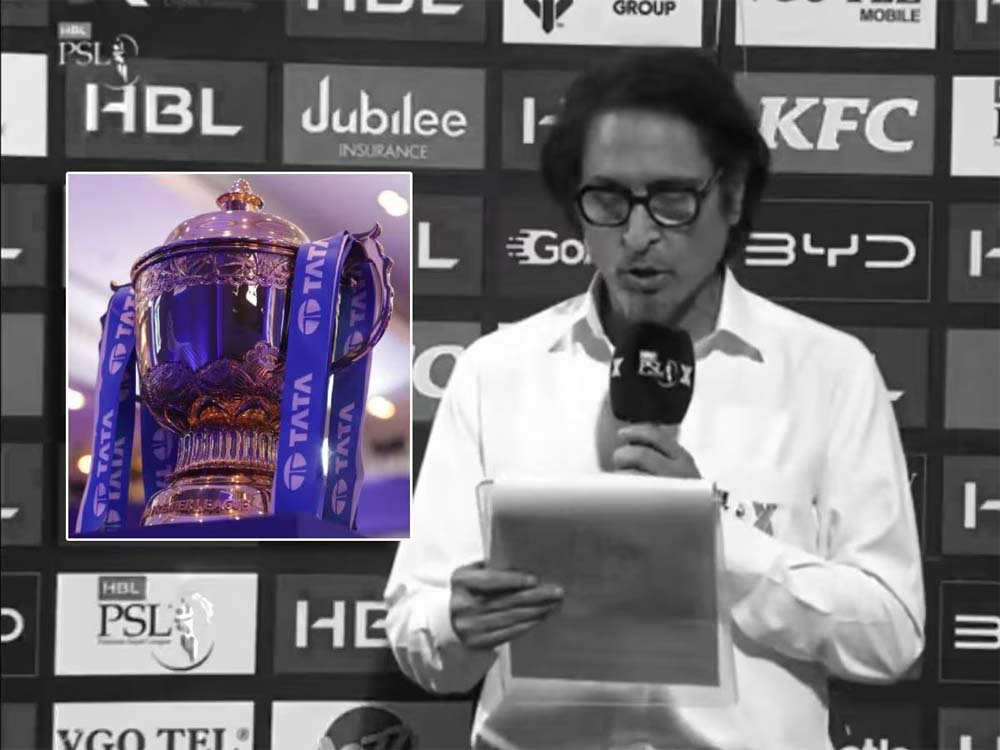 रमीज राजा एक अवॉर्ड की घोषणा करते समय पीएसएल की जगह आईपीएल का जिक्र कर बैठे, हो रहे ट्रोल