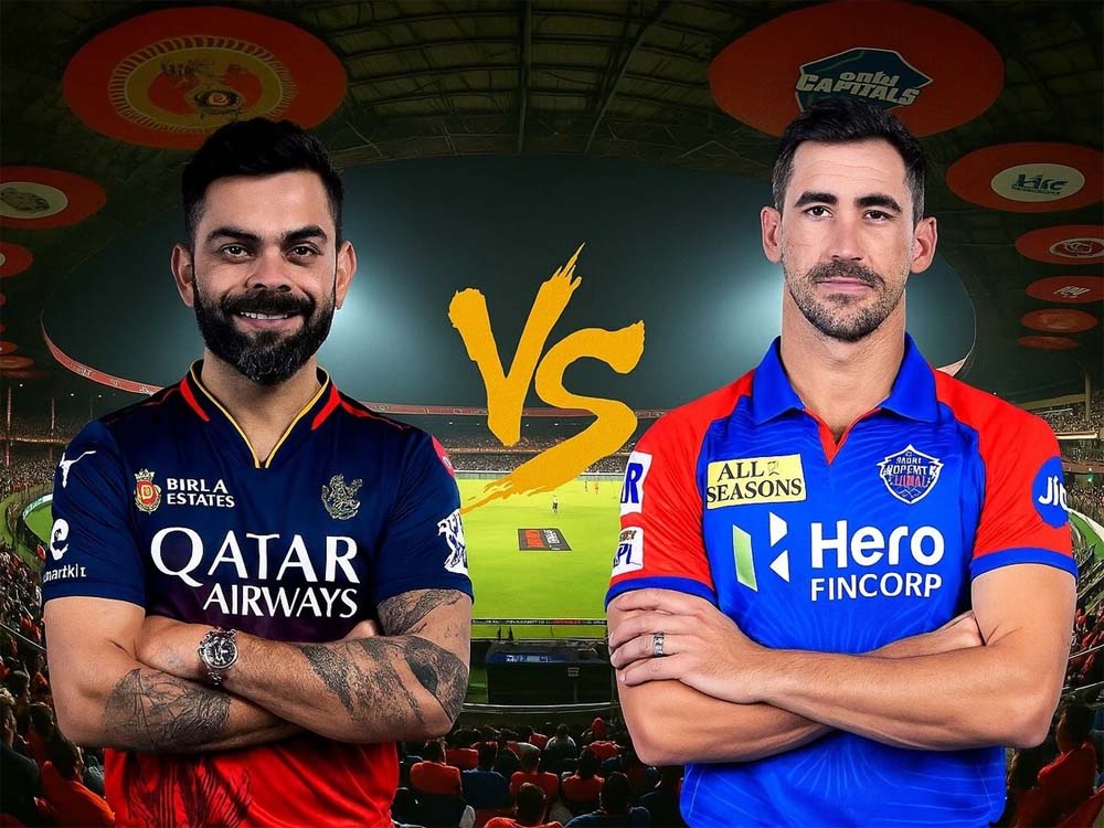 शानदार फॉर्म में चल रही रॉयल चैलेंजर्स बेंगलुरू का सामना आज दिल्ली कैपिटल्स से होगा