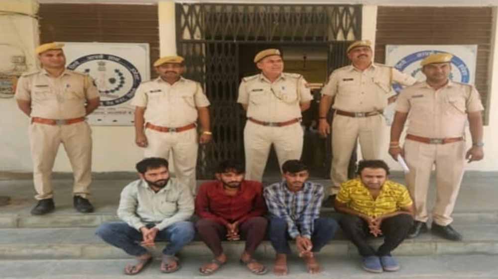 20 दिन पहले हुई नकबजनी में चार आरोपी गिरफ्तार