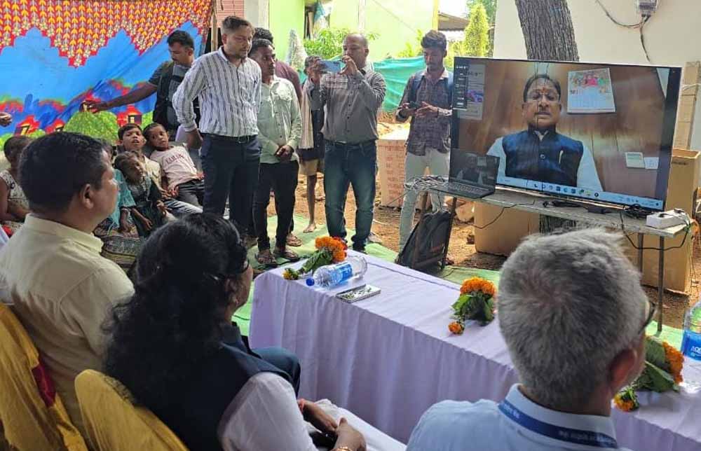 छत्तीसगढ़ के पामेड़ में खुली ग्रामीण बैंक की शाखा : मुख्यमंत्री साय ने किया वर्चुअल शुभारंभ