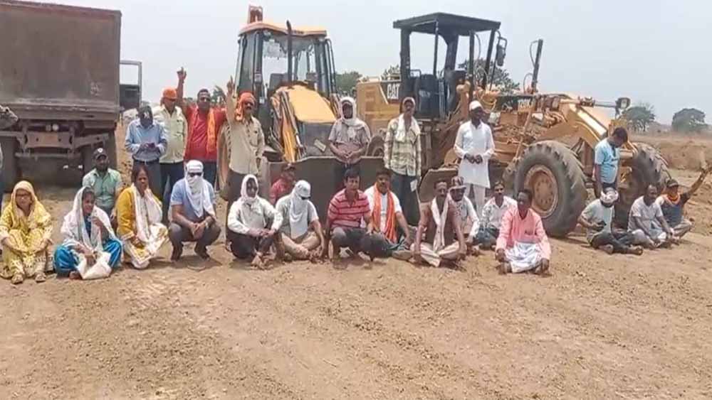 भारतमाला प्रोजेक्ट का विरोध, उचित मुआवजे की किसान कर रहे मांग