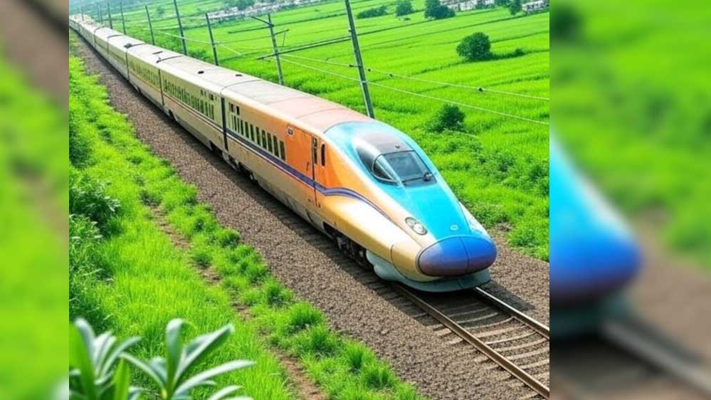 बुलेट ट्रेन प्रोजेक्ट में 300 किलोमीटर वायाडक्ट का काम पूरा, जमीन से 26 मीटर नीचे होगा प्लेटफॉर्म