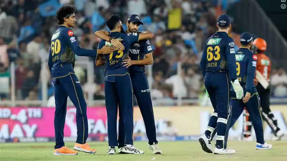 गुजरात ने SRH को हराया, पॉइंट्स टेबल में भी लगाई छलांग, अभिषेक की तूफानी पारी काम ना आई