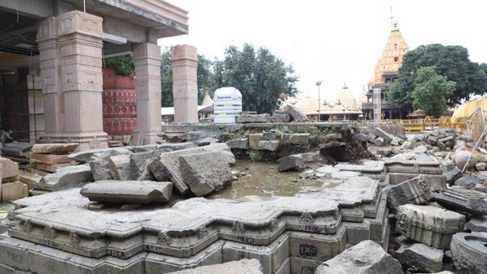 महाकाल परिसर में खोदाई से निकले एक हजार साल पुराने  मंदिर को पुनर्निर्मित करने की पूरी तैयारी