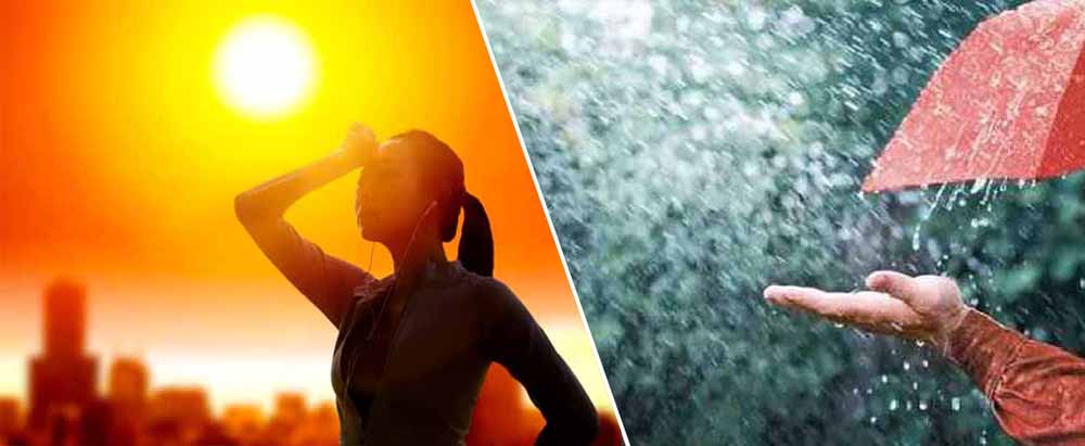 राजस्थान के ज्यादातर इलाकों में भीषण गर्मी, कई जगह हल्की बारिश