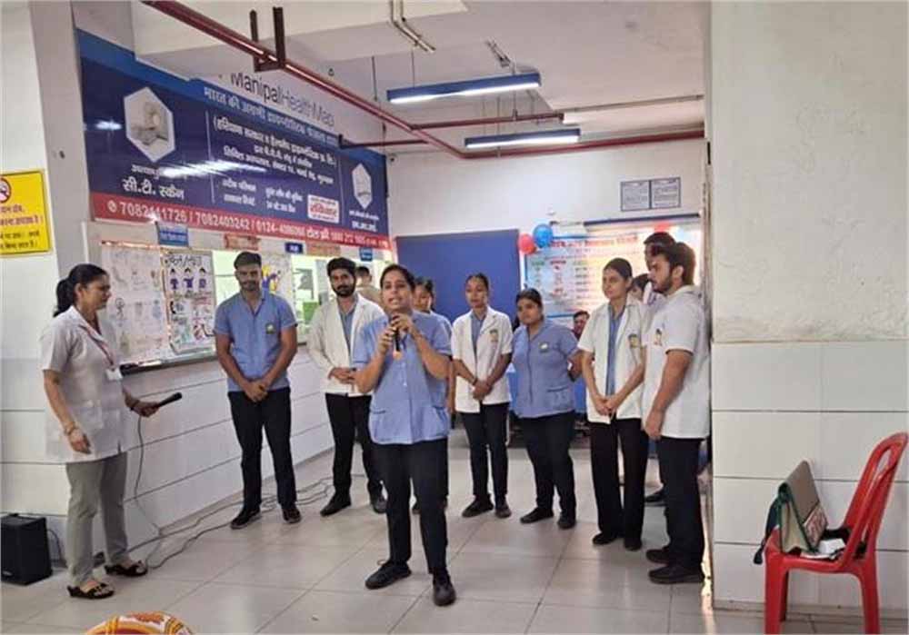 स्वास्थ्य विभाग ने उच्च रक्तचाप पखवाड़े के अंतर्गत एक निजी अस्पताल में जागरुकता कैंप का किया आयोजन