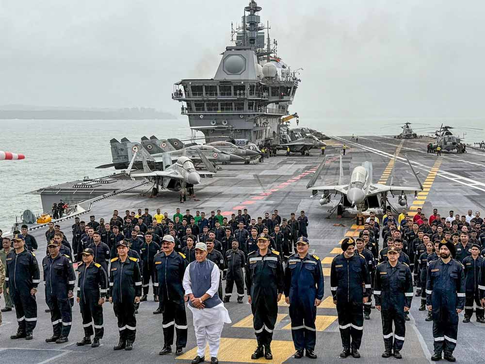 रक्षा मंत्री राजनाथ सिंह ने कहा- पहलगाम हमले के बाद 96 घंटे के दौरान नेवी ने दागी थीं टॉरपीडो